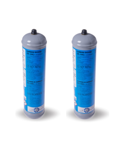 n°2 Bombole CO2 alimentare usa & getta