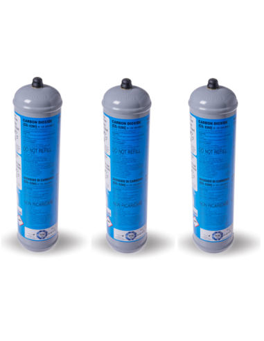 no. 3 disposable food-grade CO2 cylinders