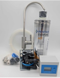 complete under-sink filtration kit pfas, microplastics, chlorine.