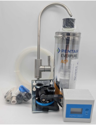 kit completo di filtrazione sottolavello pfas, microplastiche, cloro.